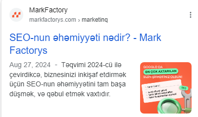 markfactory seo meta description